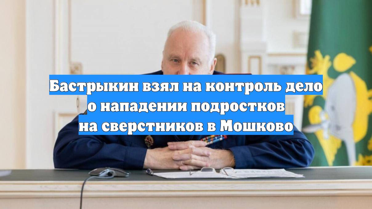 Бастрыкин взял на контроль дело о нападении подростков на сверстников в Мошково