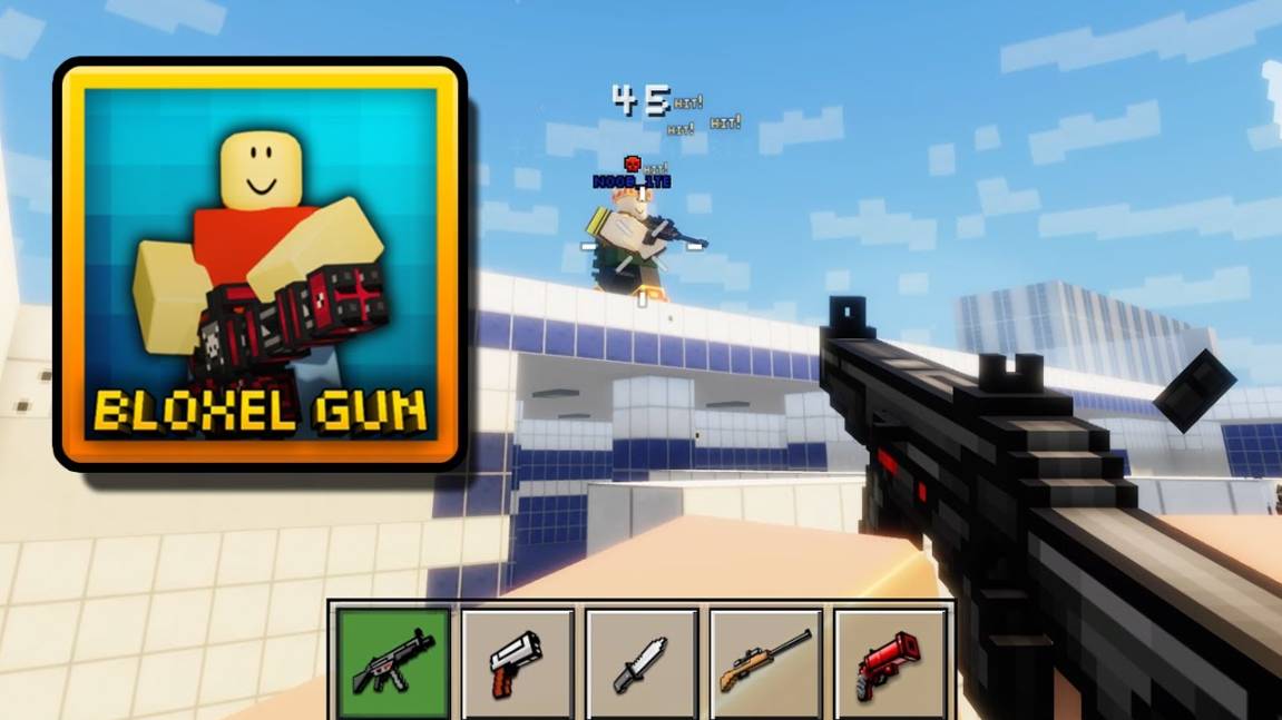 ПОПАЛСЯ ПРОТИВ ЧИТЕРОВ - BLOXEL GUN