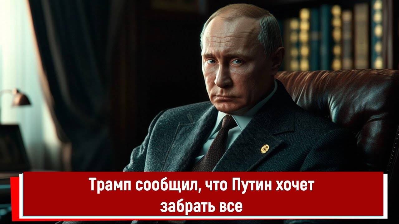 Трамп сообщил, что Путин хочет забрать все