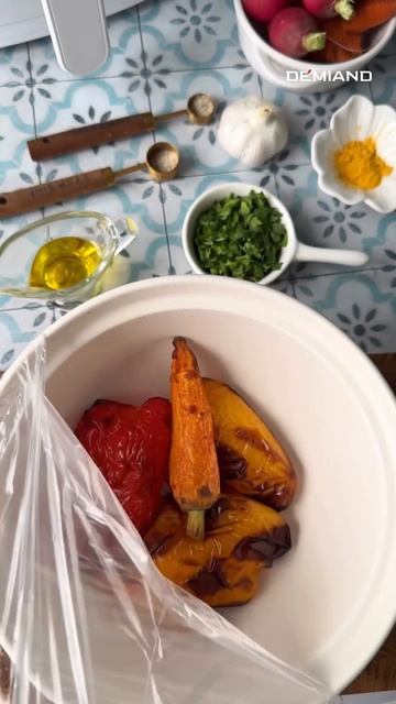 6 🥖 Намазка из запечённого перца в аэрогриле Demiand