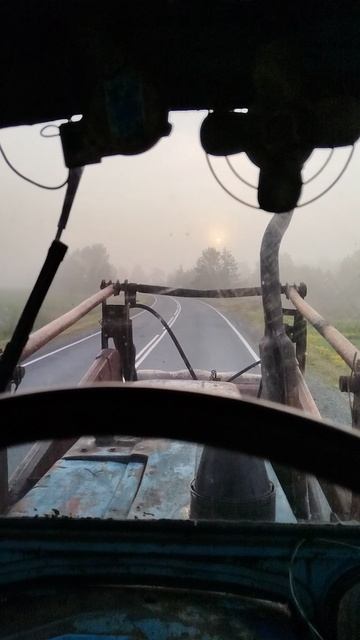 дальнобой на тракторе