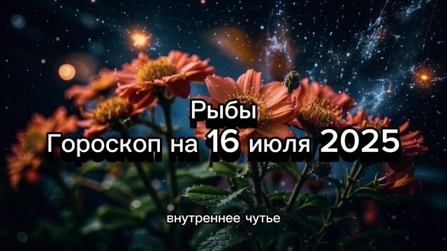 Рыбы, 16 июля 2025: Мечты или реальность? Гороскоп для самых мечтательных и интуитивных!