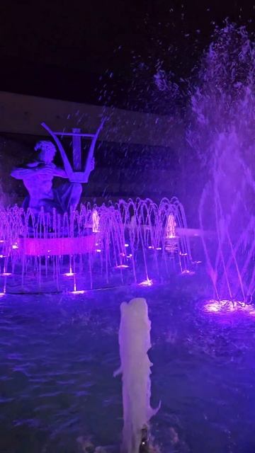 Ночные фонтаны Ростов-на-Дону