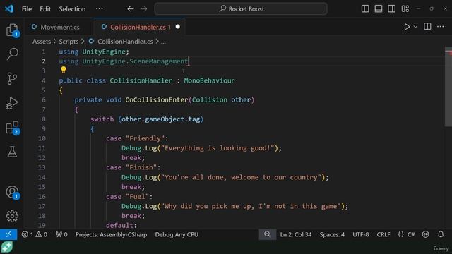 47 Respawn Using SceneManager
