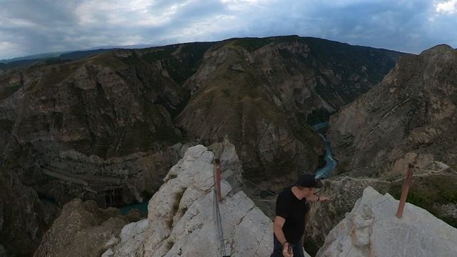 Сулакский каньон локация у Чиркейская ГЭС
