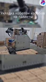 Автоматическая линия упаковки в короба