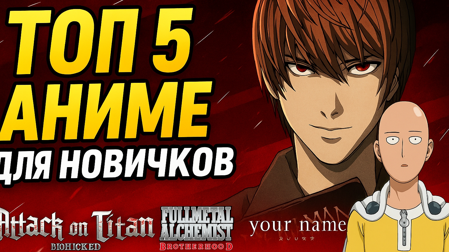 ТОП 5 АНИМЕ ДЛЯ НОВИЧКОВ | С чего начать смотреть аниме? |
