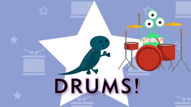 Dance Freeze song. Music instruments.