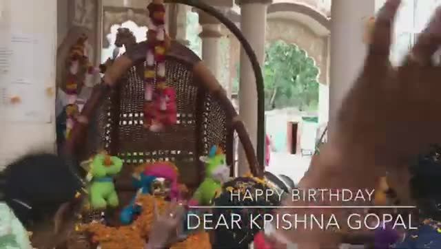 Sri Krishna Janmashtami in Sri Vrindavan Dham.