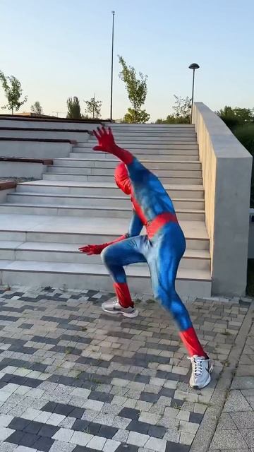 Spiderman got scared funny#shorts