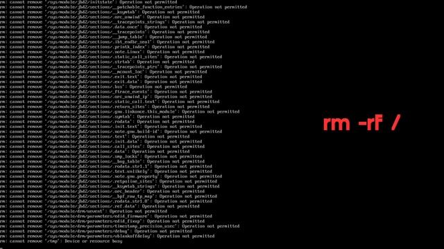 ОШИБКИ НА LINUX