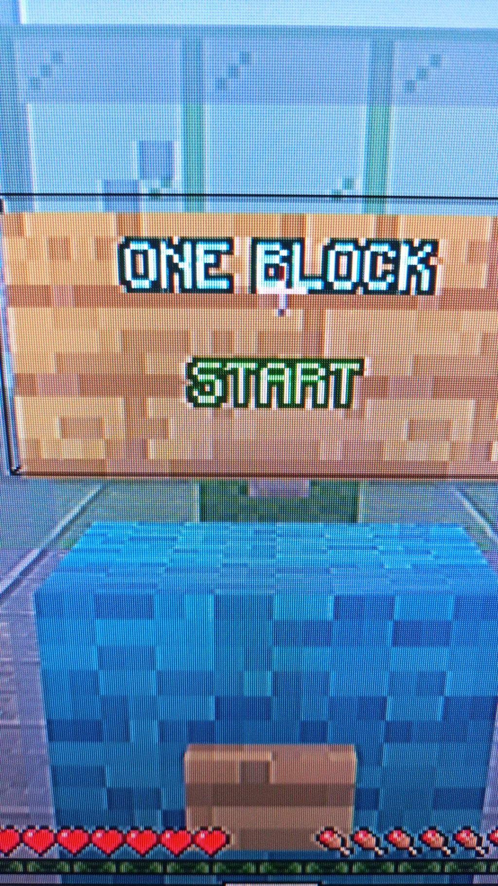 one block.