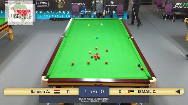 2025 06 27 The All Africa Snooker 2025 Men (TV4) Saheen Abdelrahman VS ISMAIL ZUNEID