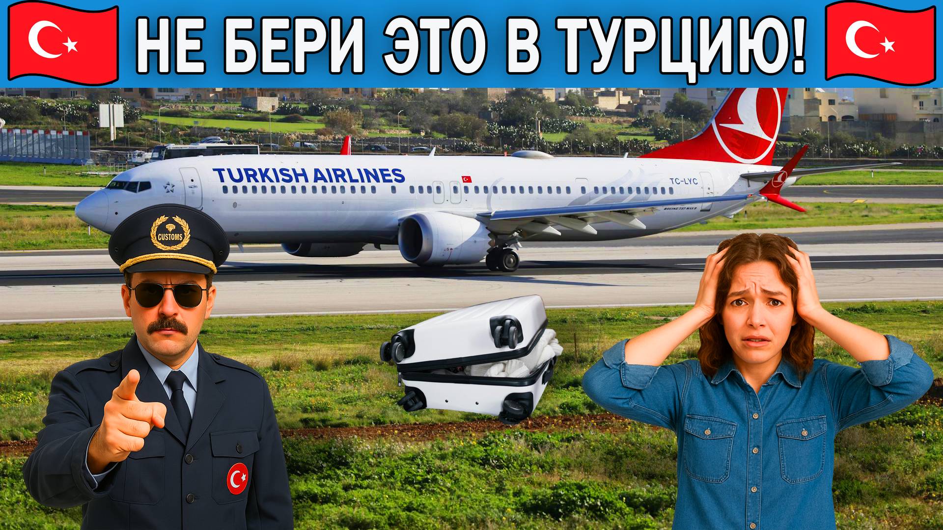 Что нельзя ввозить в Турцию 2025 | Что нельзя брать с собой в самолет в Турцию