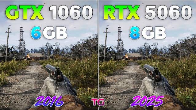 GTX 1060 vs RTX 5060 - 9 Years Difference