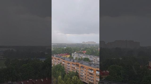 долгожданный дождь в Ступино 14.07.2025