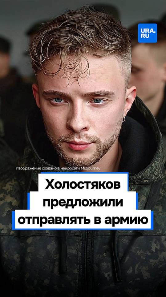 Холостых мужчин предлагают поголовно отправлять в армию