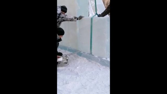 Монтаж ледяных блоков. №1 (2)