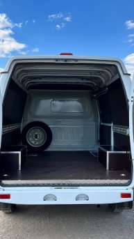 Обшивка фанерой фургона Соболь Бизнес.