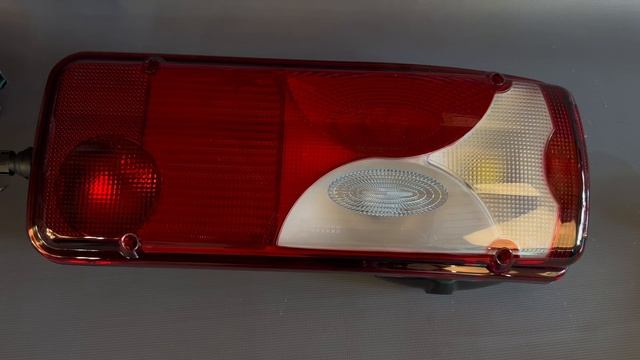 Фонарь задний MAN TGA-TGM-TGX AMP синее/белое стекло аналог 81252256544 №OEM