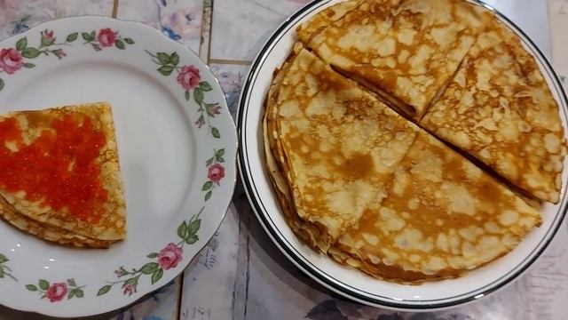 Мои любимые блины с икоркой (1)
