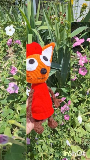 Вязаная игрушка "Карамелька "
