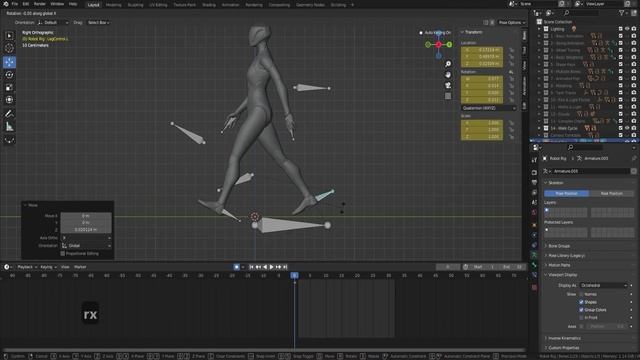 29 - Creating Character Walking Cycle