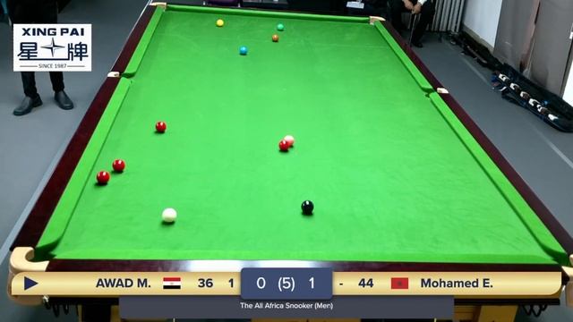 2025 06 28 The All Africa Snooker Men (TV4) 2025 AWAD MINA VS Mohamed Elidrissi