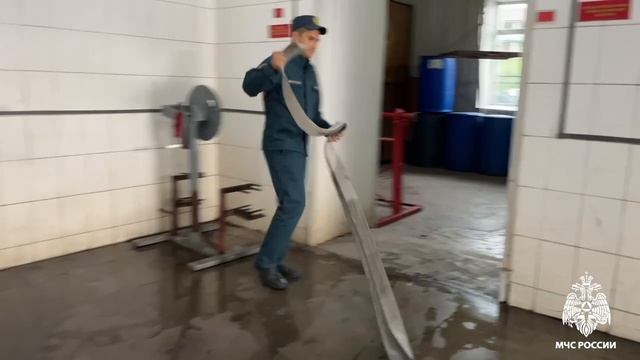 Как сушатся пожарные рукава?