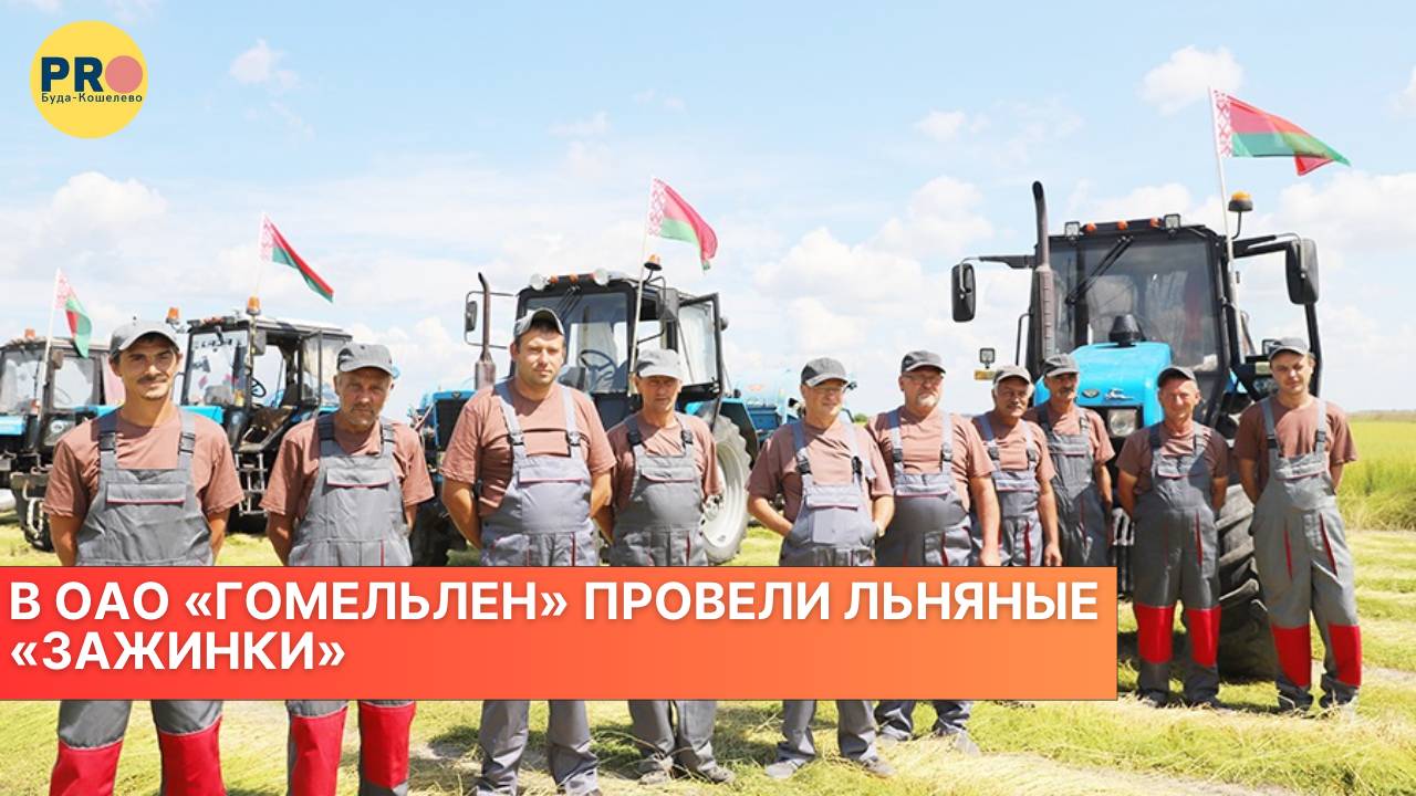 В ОАО «Гомельлен» провели льняные «Зажинки»