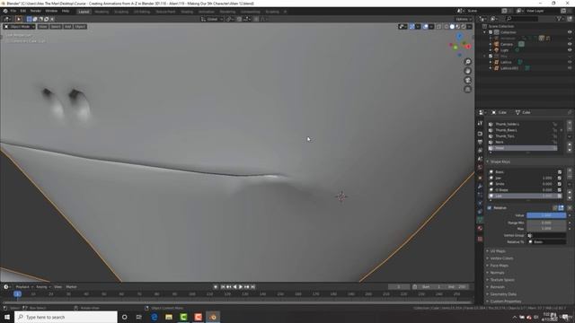 014 Making The Mouth Shapekeys Part 2