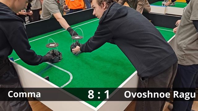 ¼Final. Comma vs OVSHNOE RAGU. RoboCup Russia Open2024. Open League