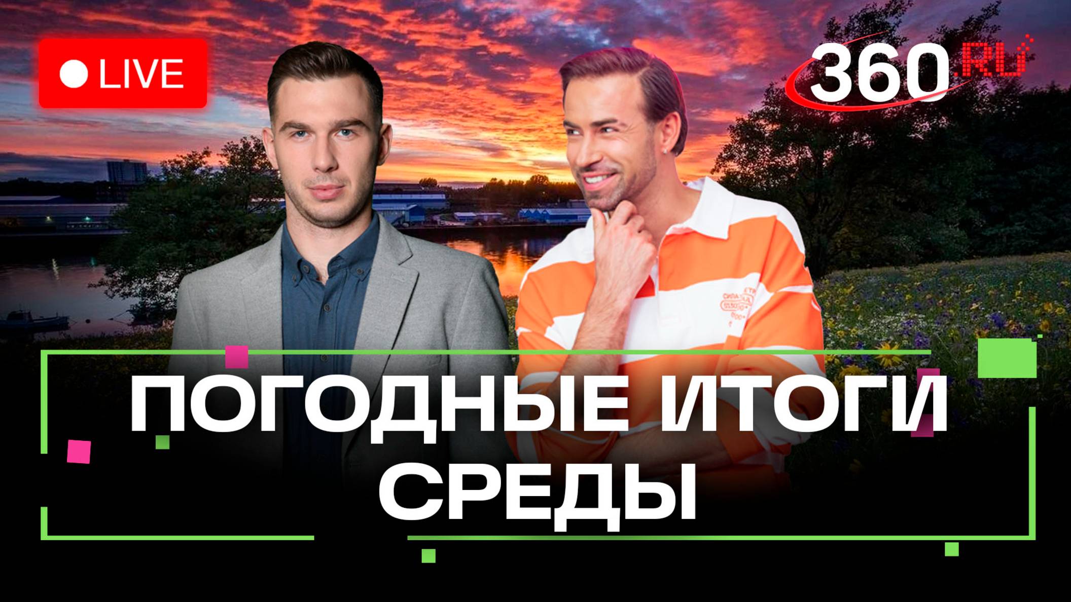 Ливни не сдаются. Кто осушит улицы Подмосковья? Прогноз погоды на 16 июля. Метеострим 360