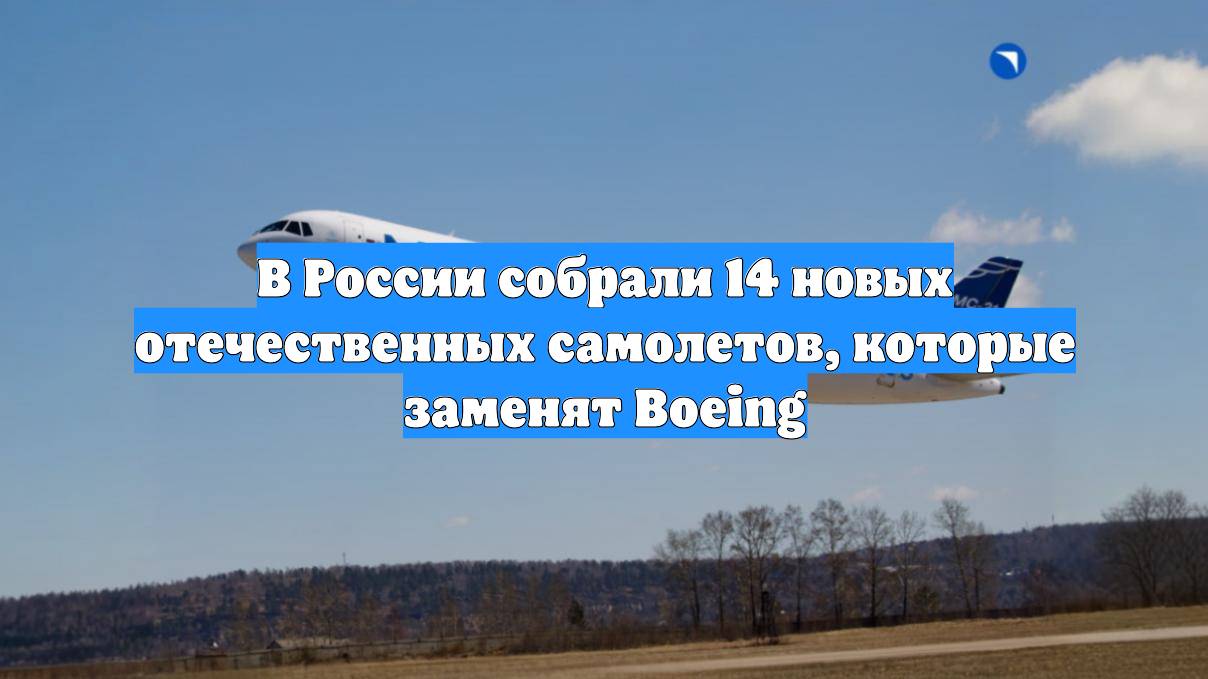 В России собрали 14 новых отечественных самолетов, которые заменят Boeing