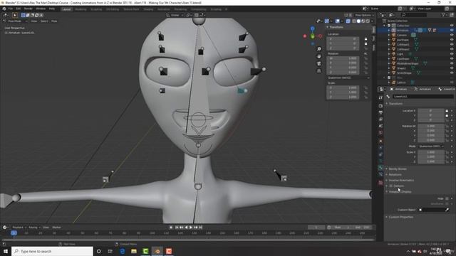 019 Making The Custom Shapes For The Bones