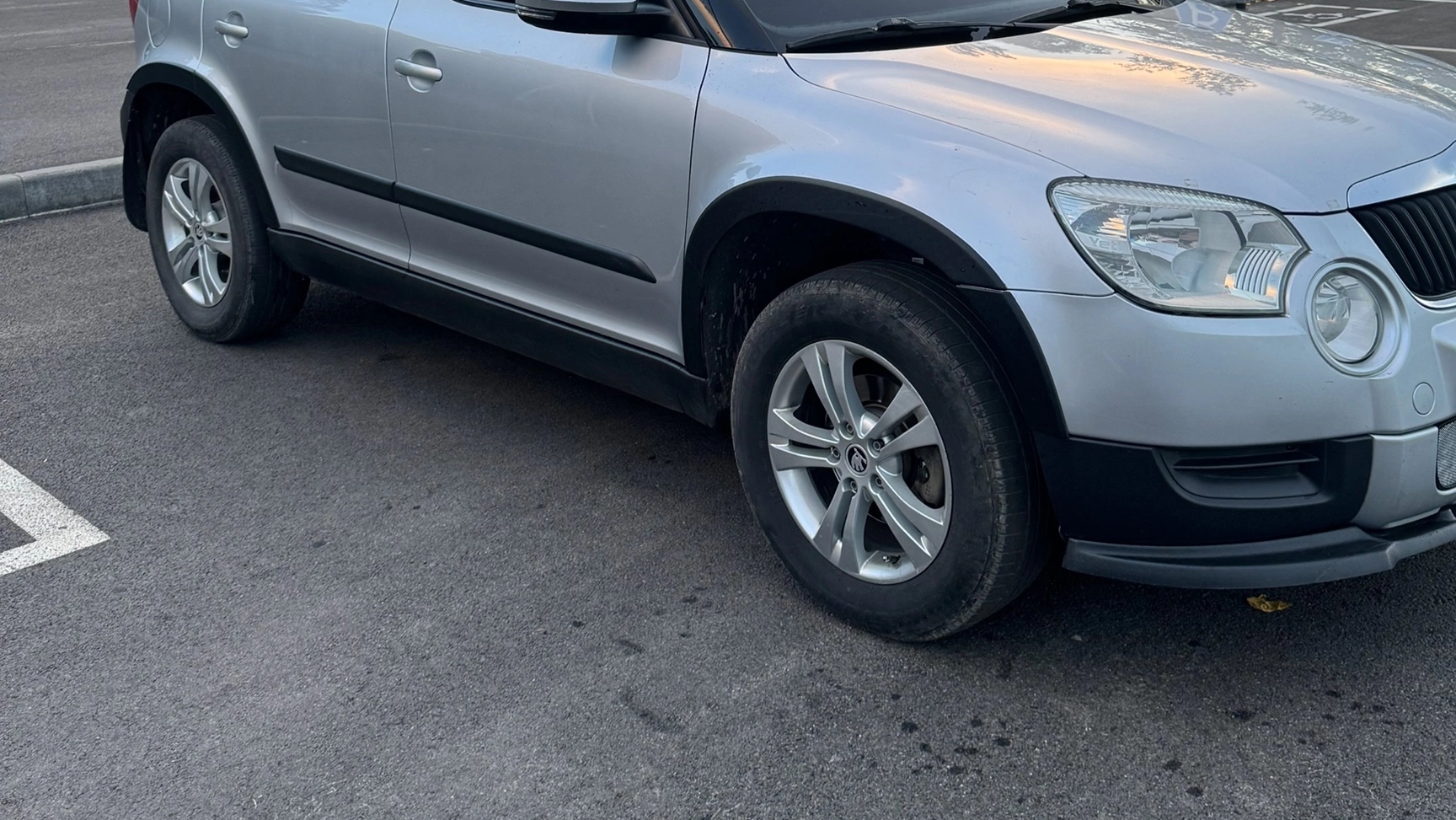 Накладки колесных арок Skoda Yeti дорестайлинг