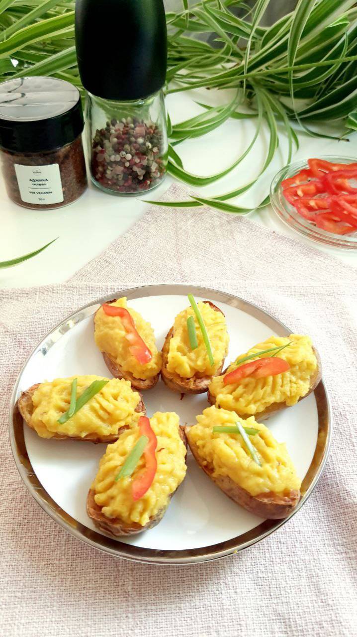 Веганские картофельные мини капкейки