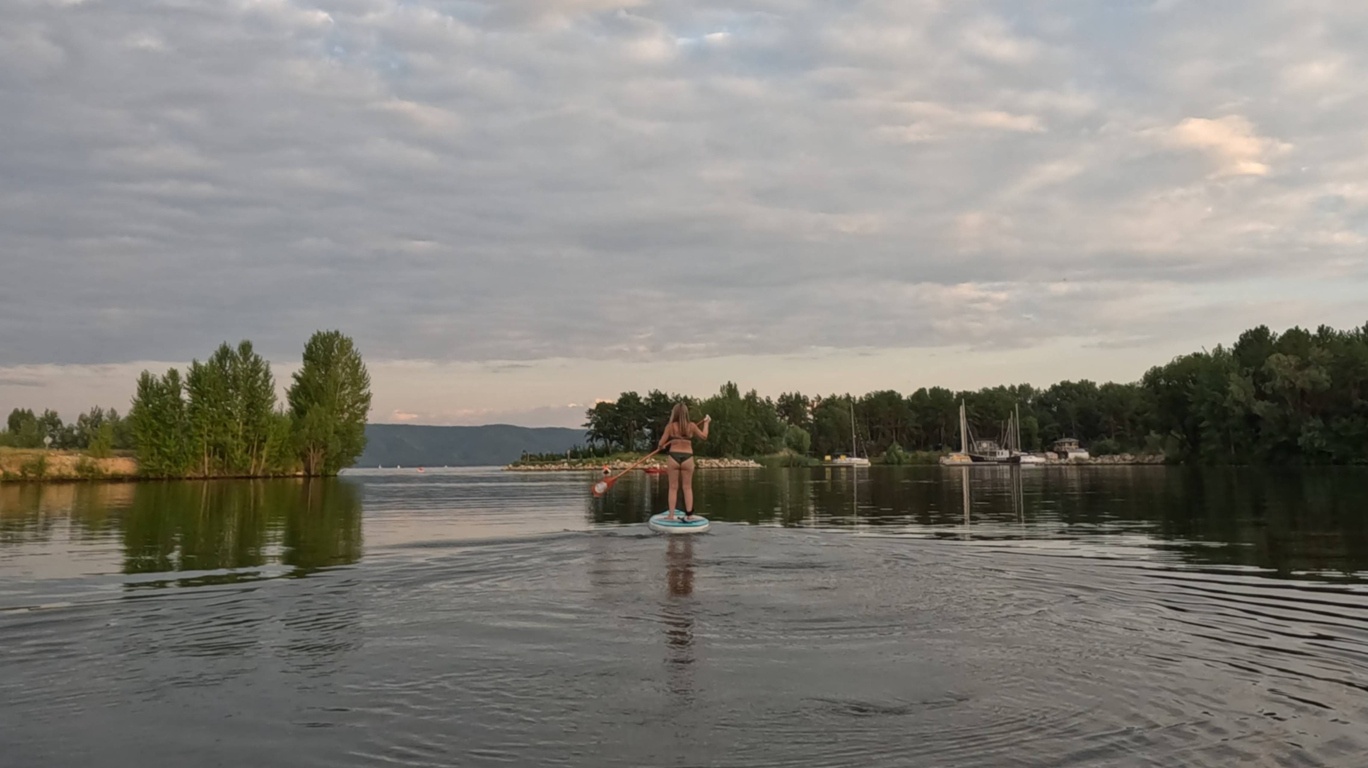 Муравьиные острова на сапборде. Закат