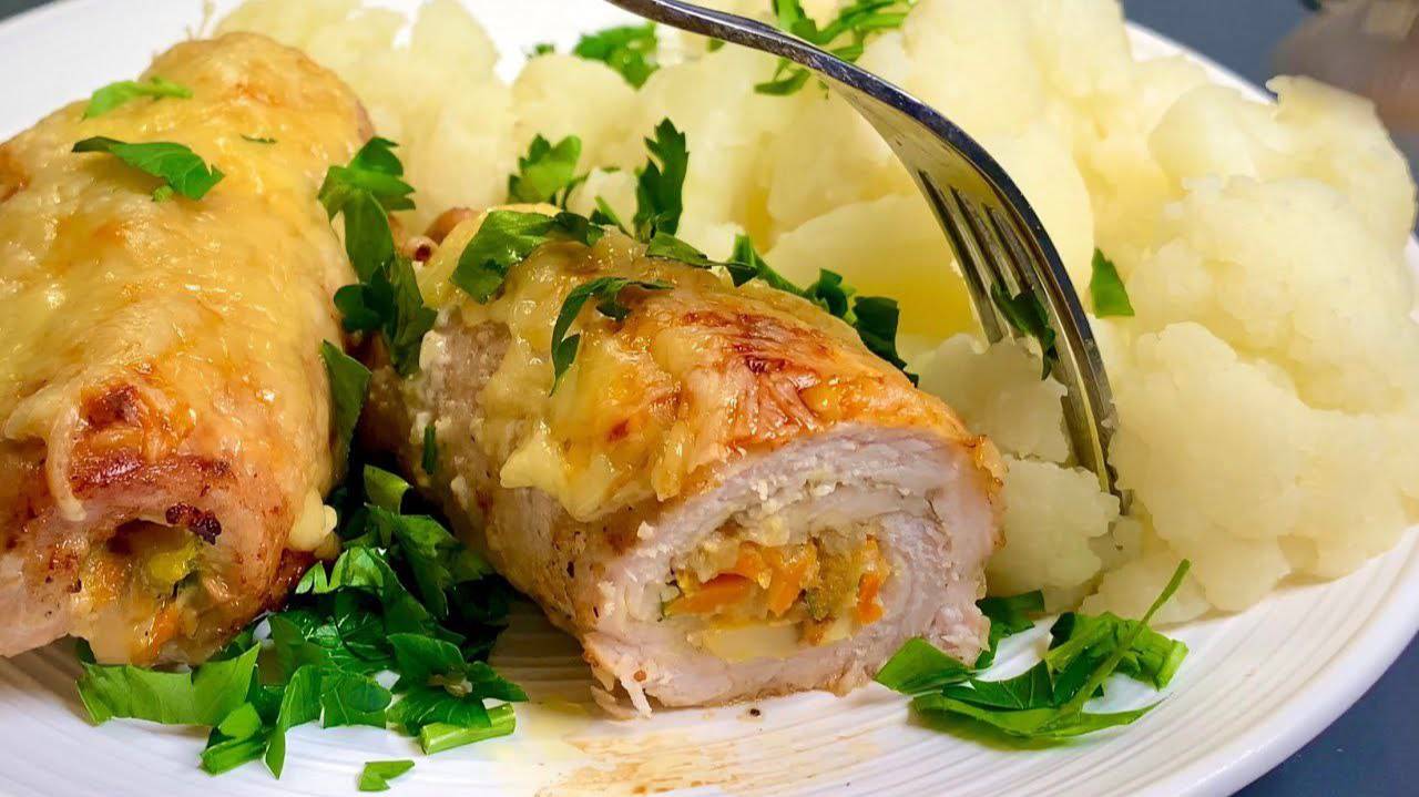 Рецепт мясного рулета и цветной капусты! Невероятно вкусный ужин!