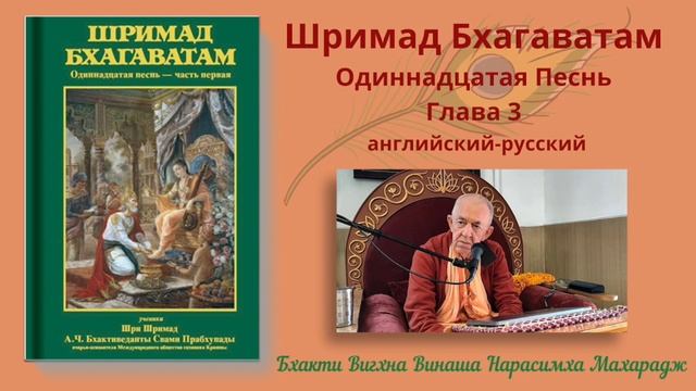 22.12.2024 - Лекция 22 - Шримад Бхагаватам, Песнь 11 - Глава 3, стихи 25-26