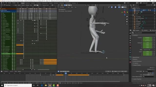 029 Finishing Animating Our Alien