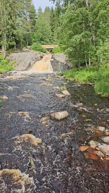 Карелия. Водопад Порог Нижний Койриноя. Karelia. Waterfall Porog Nizhniy Koirinoya