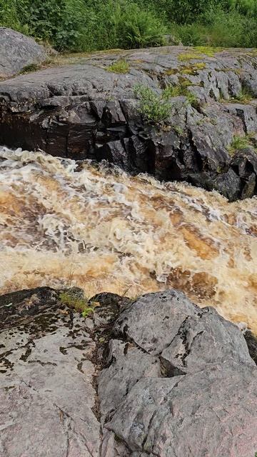 Карелия. Водопад Порог Нижний Койриноя. Karelia. Waterfall Porog Nizhniy Koirinoya