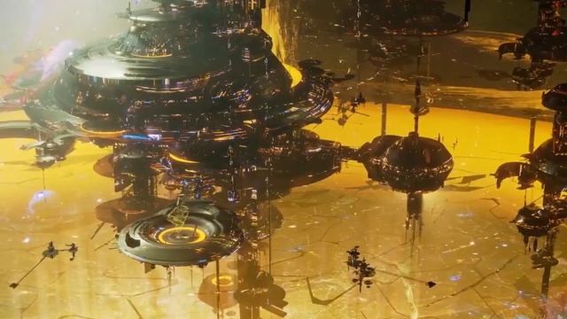 Космическая симфония: Желтый танец меж звездных бездн 🌌🚀