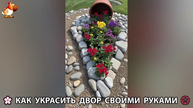 Как украсить двор дома фото идеи (714) 🏡 для дачи и сада своими руками 🌷🪻🌺💮