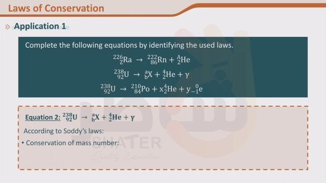 radioactivity Part 211 Laws of Conservation 1
