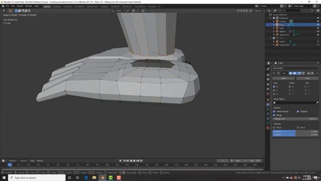 007 Modeling The Legs & Feet Part 2