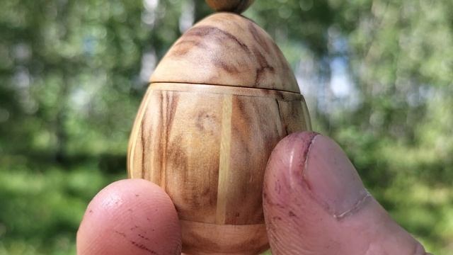 Шкатулка в берёзовой роще с цветами цикория