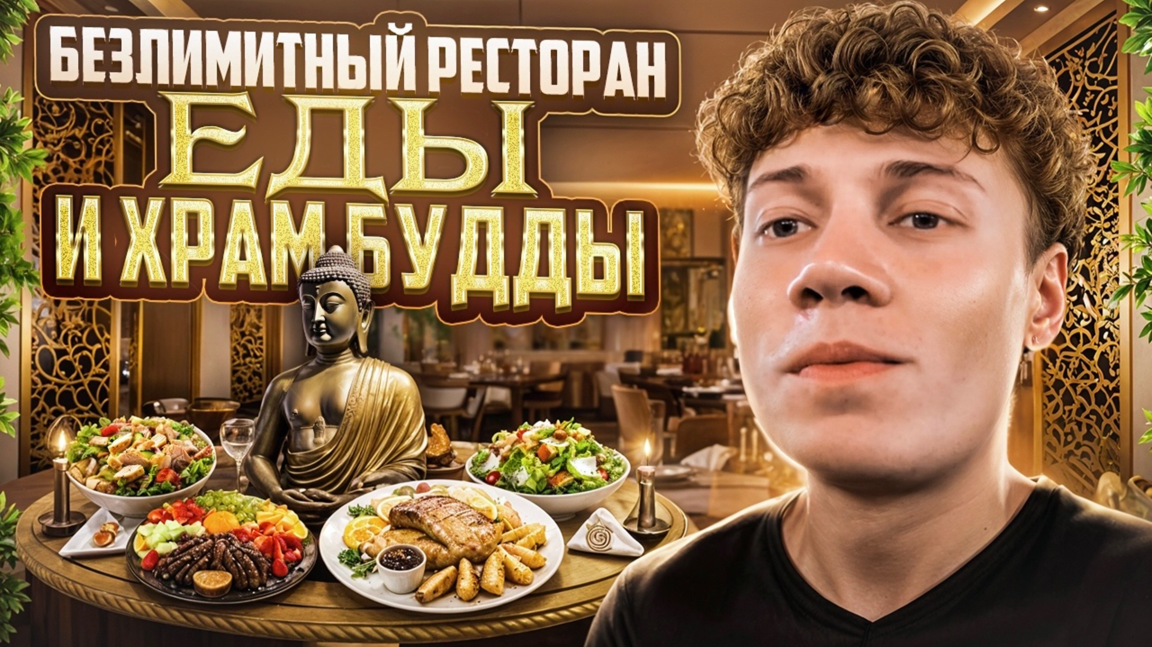 БЕЗЛИМИТНЫЙ РЕСТОРАН ЕДЫ И ХРАМ БУДЫ В ТАЙЛАНДЕ