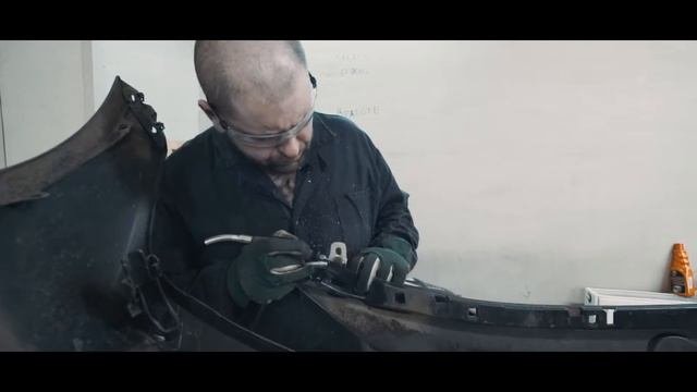 Восстановление крепления и геометрии бампера от BMW 3ER